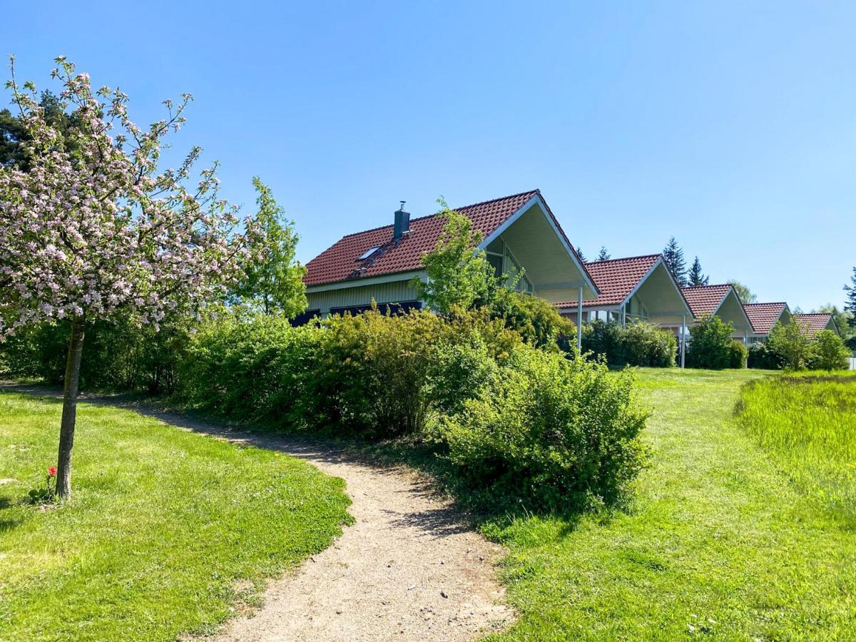 Ferienhaus Wiesengefluester W10 - Mit Sauna, Kamin Und Garten Röbel エクステリア 写真